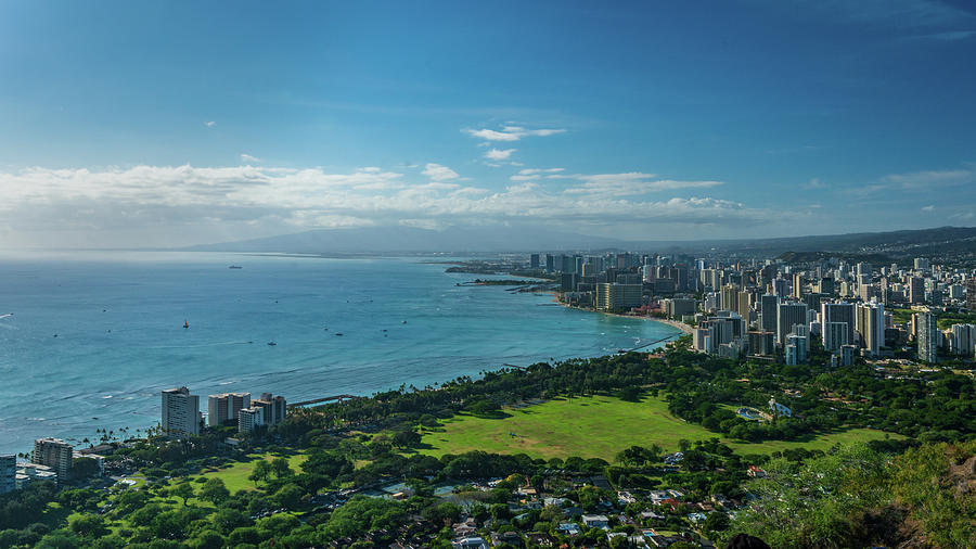 View from Diamond Head Photograph by Christina McBride | Pixels