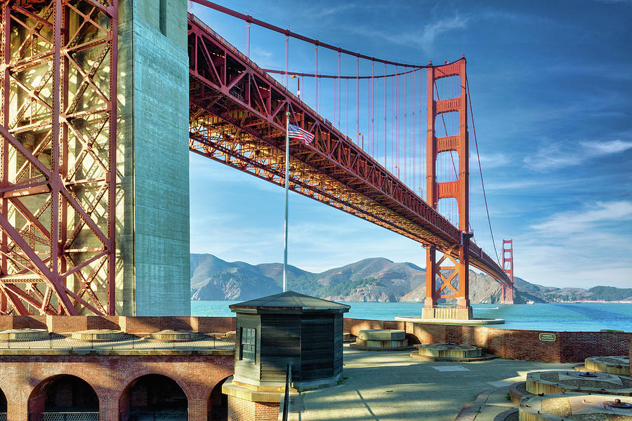 Architecture Photograph - View from Fort Point 1 by Jerry Fornarotto