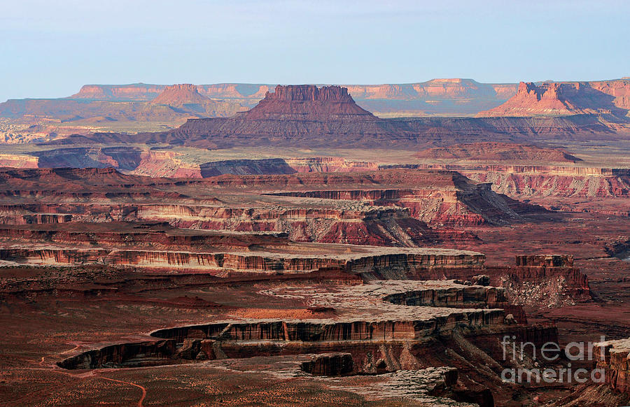 View from Green River Overlook in Canyonlands National Park Photograph by Bob Phillips