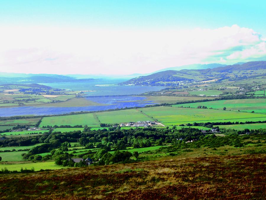 View from Grianan of Aileach Photograph by Stephanie Moore