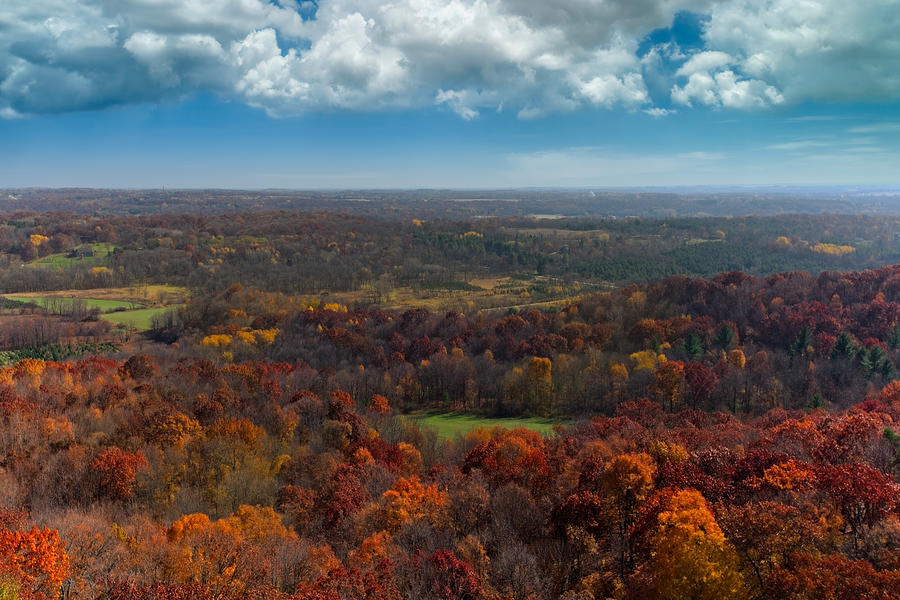 View From Holy Hill in Autumn 1 Photograph by Jennifer Rondinelli Reilly - Fine Art Photography