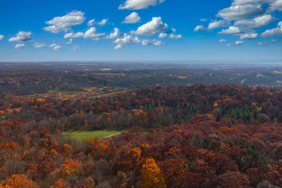 View from Holy Hill in Autumn 4 Photograph by Jennifer Rondinelli Reilly - Fine Art Photography