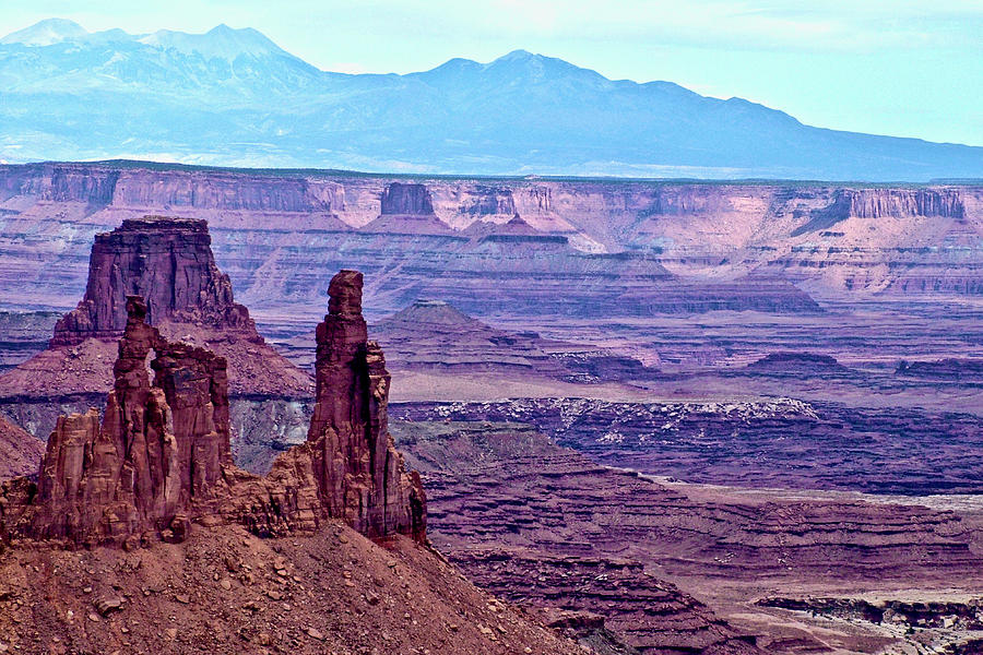 View from Mesa Arch, Island in the Sky, Canyonlands National Park, Utah. Photograph by Ruth Hager
