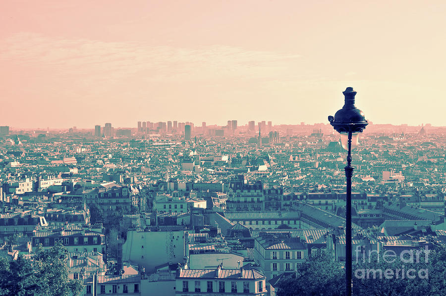 View from Montmartre, Paris Photograph by Delphimages Paris Photography