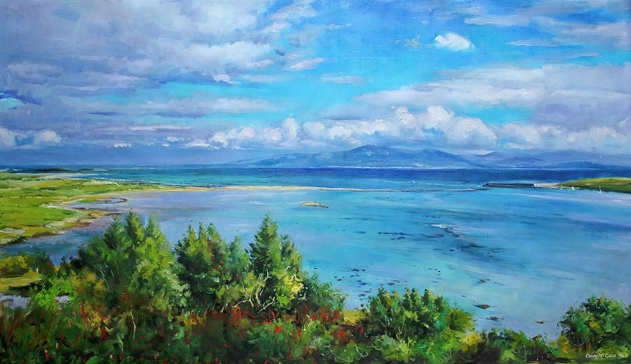 View from Mulranny, Co. Mayo Painting by Conor McGuire