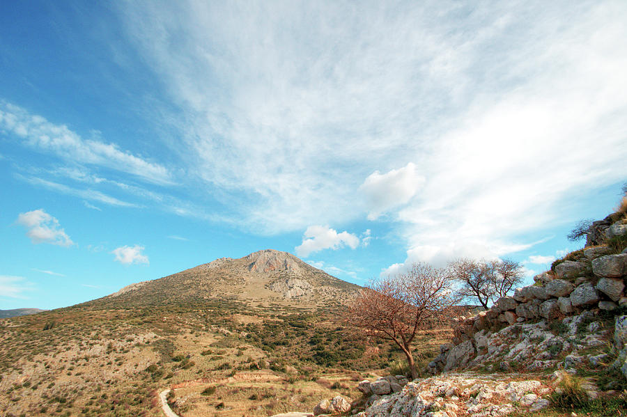 View from Mycenae 1 Photograph by Deborah Smolinske