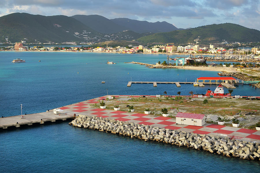 View From St Maarten Cruiseport Photograph by Luke Moore