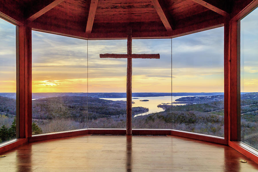 View From The Chapel Of The Ozarks Photograph