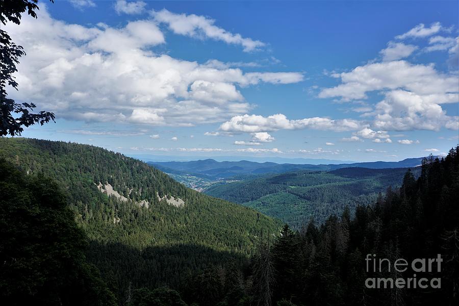 View From The Col De La Schlucht Over The Vosges Photograph