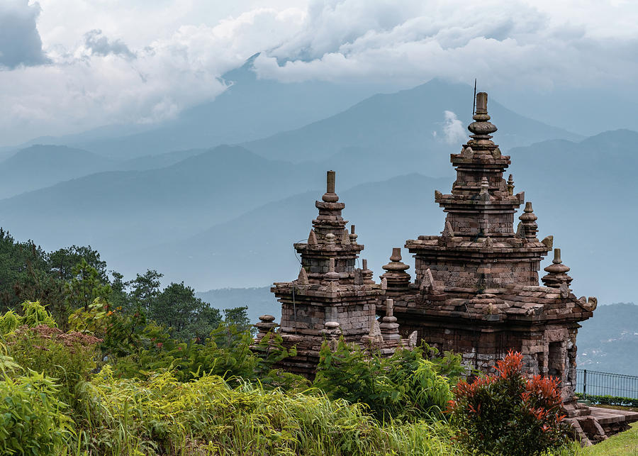 View from the Gedong Songo temple complex Photograph by Anges Van der Logt