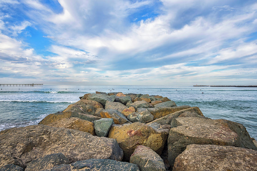 View From The Jetty San Diego Coast Photograph by Joseph S Giacalone ...