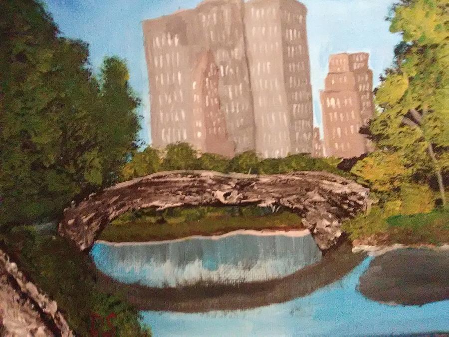 bob ross city painting