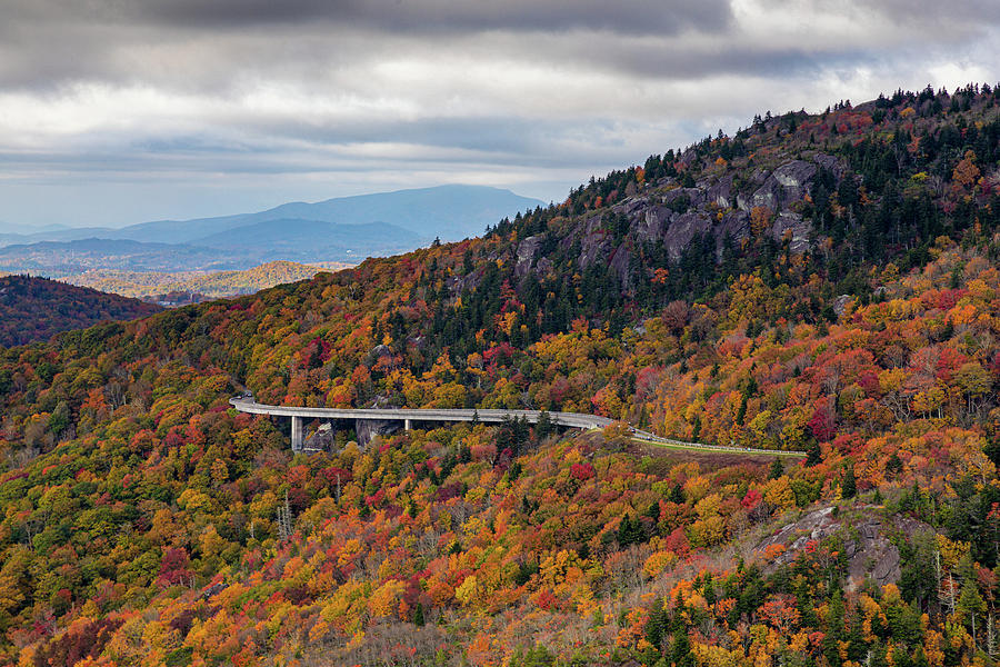 View From The Top Of Rough Ridge Photograph By Claudia Domenig - Fine 