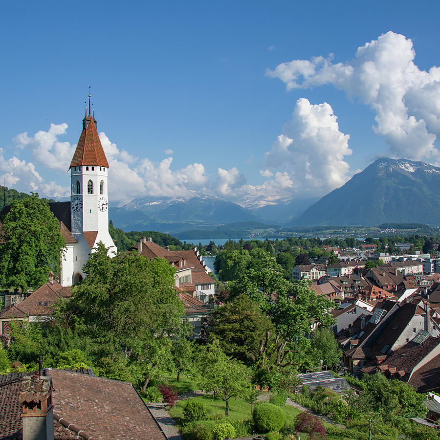 View from Thun Castle Photograph by Matthew DeGrushe