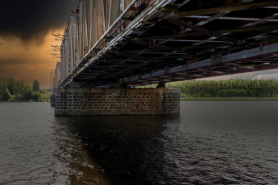 View From Under The Bridge Jurmala  Photograph by Aleksandrs Drozdovs
