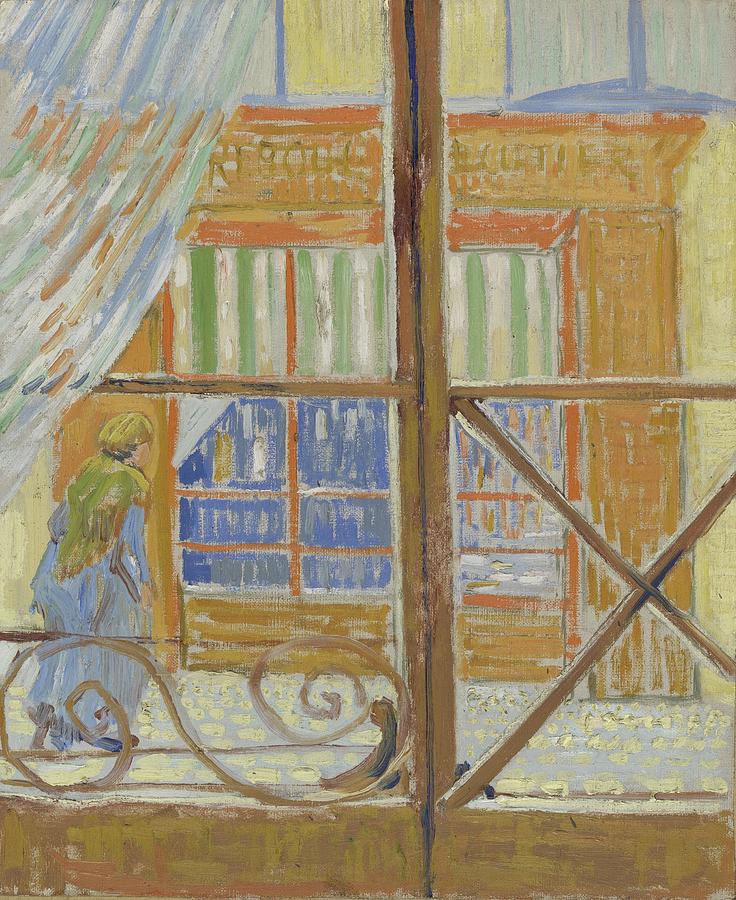  View of a Butchers Shop  Gezicht op een slagerswinkel Painting by Vincent van Gogh