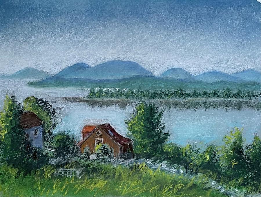 View of Acadia Painting by Terre Lefferts