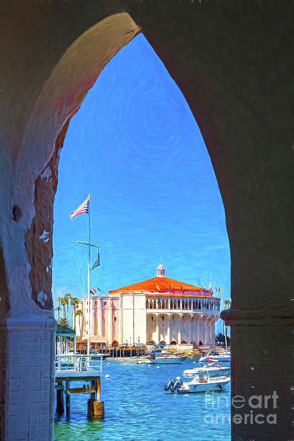 View of Avalon Ballroom through Via Casino Archway Photograph by Roslyn Wilkins