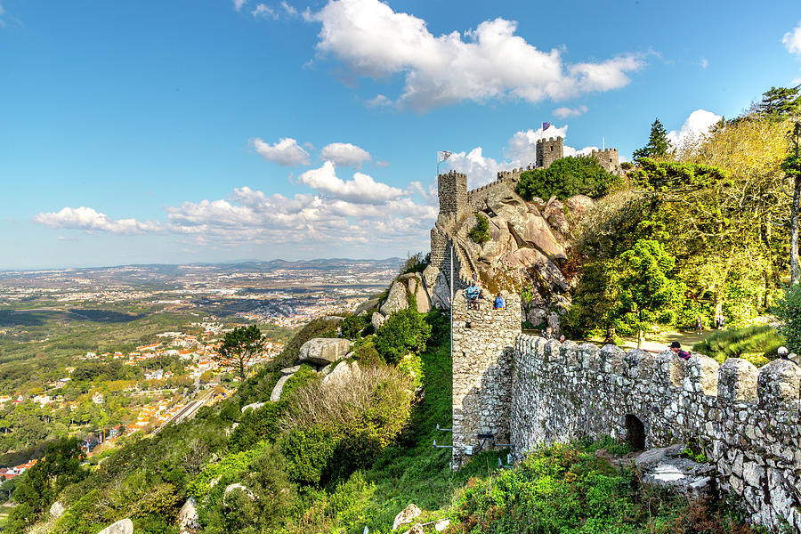 View of Castelo dos Mouros Photograph by W Chris Fooshee