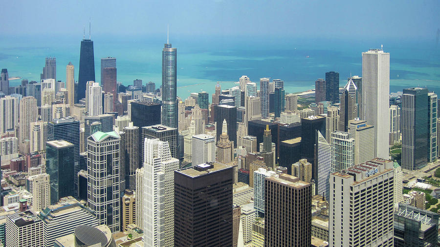 View of Chicago from Willis Tower Photograph by Anthony George Visuals ...