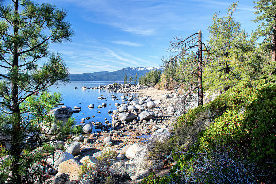 View Of Chimney Beach Lake Tahoe Photograph by Frank Wilson