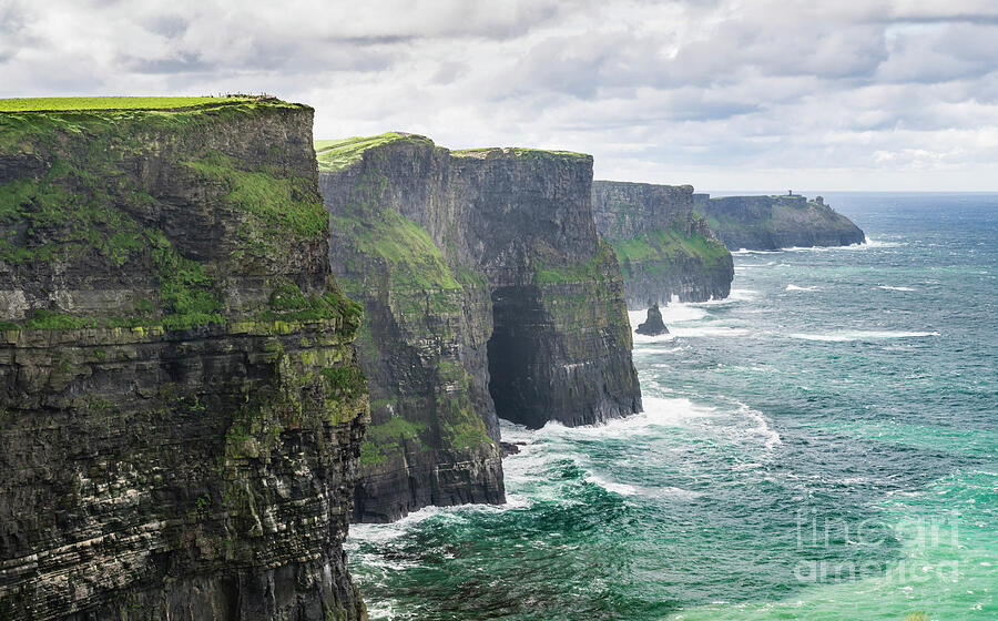 View of Cliffs of Moher in Ireland Photograph by Elena Elisseeva