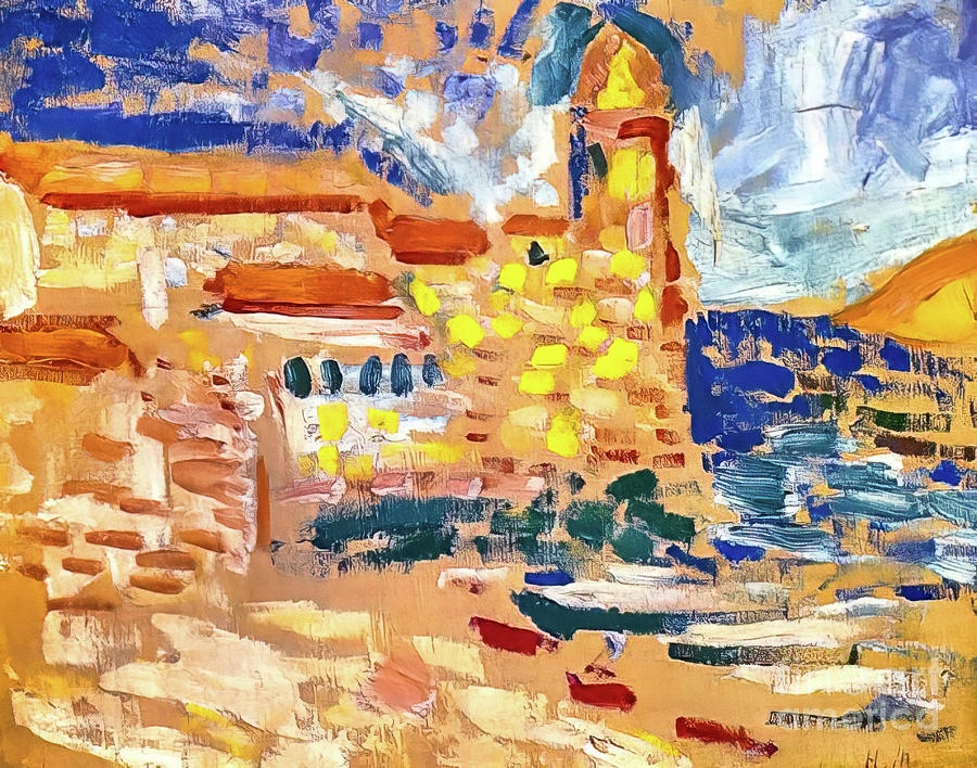 View of Collioure at The Tower by Henri Matisse 1905 Painting by Henri Matisse