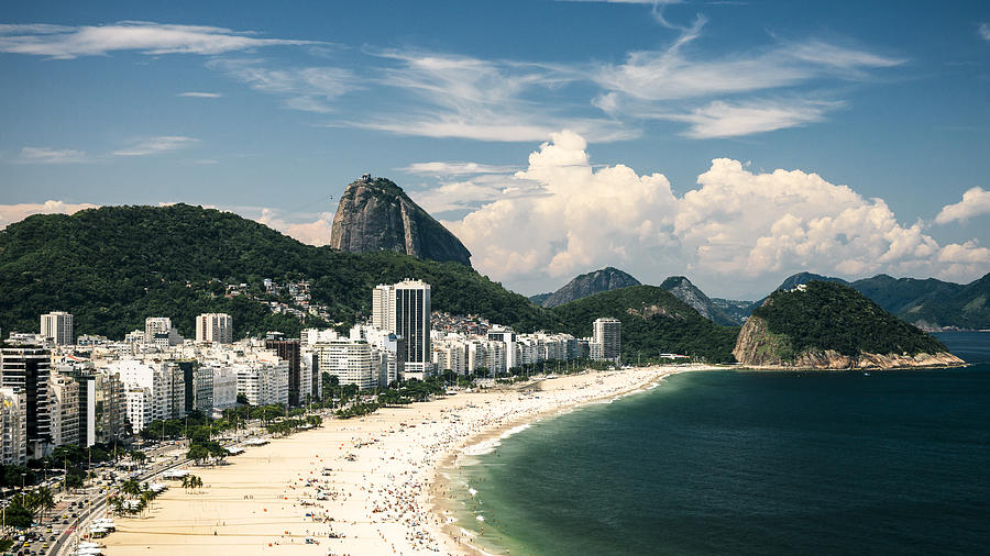 View of Copacabana beach, Rio de Janeiro, Brazil Photograph by Travel_Motion
