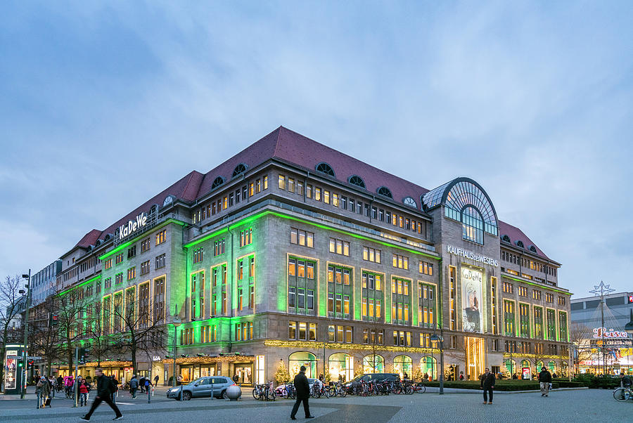 View Of Department Store Kaufhaus Des Westens Or Kadewe Berlin Photograph By Iain Masterton