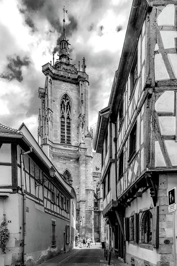 View of Eglise Saint-Martin in Colmar Photograph by W Chris Fooshee