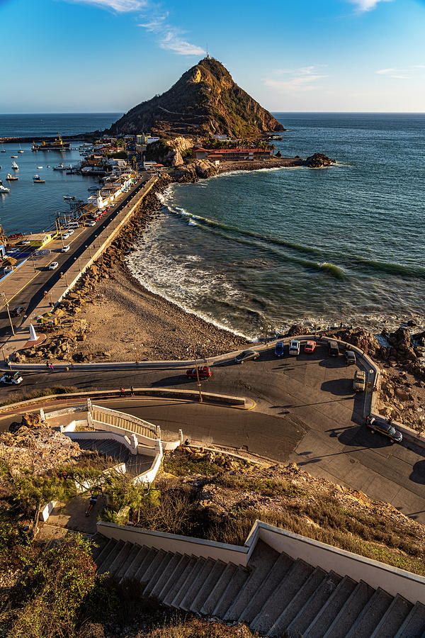 View of El Faro from La Marea Restaurant Mazatlan Mexico Photograph by ...