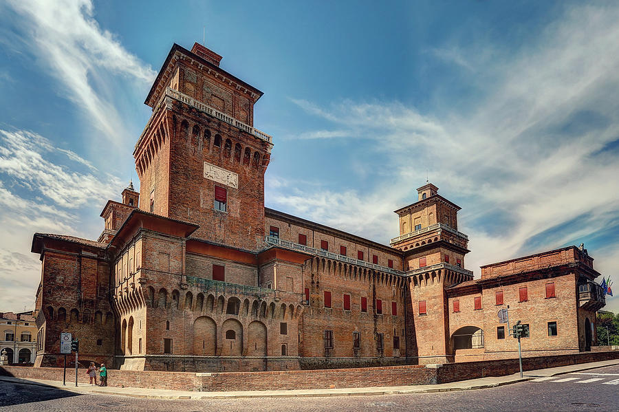 View of Este castle of Ferrara Photograph by Davide Seddio