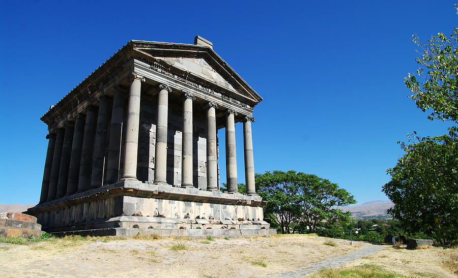 View of Garni temple Photograph by Created by Tomas Zrna