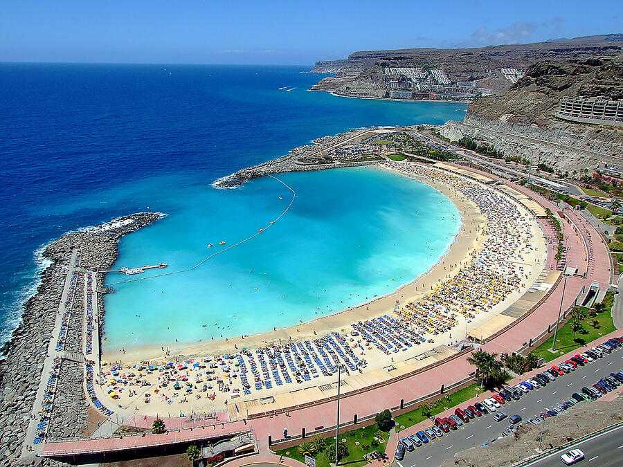 View of Gran Canaria Photograph by © Nigel Otter. All Rights Reserved