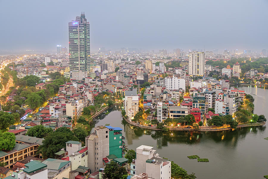 Hanoi Photograph - View of Hanoi by Marla Brown