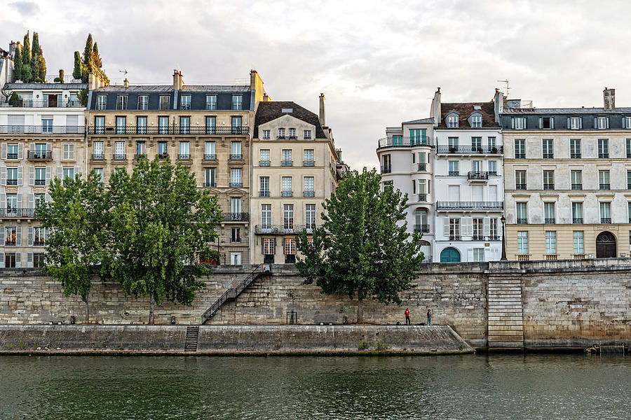 View of Ile St. Louis, Paris Photograph by John Woods | Fine Art America