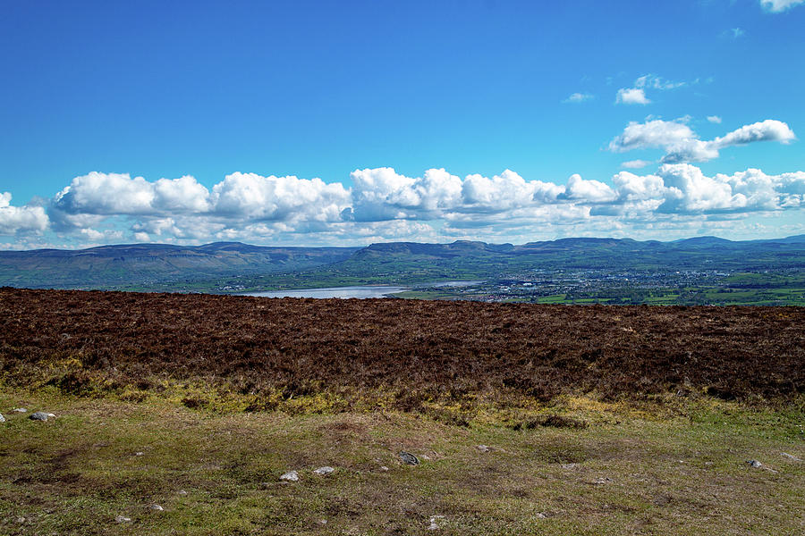 View of Irish Landscape from Knocknarea Ireland Photograph by Lisa Blake