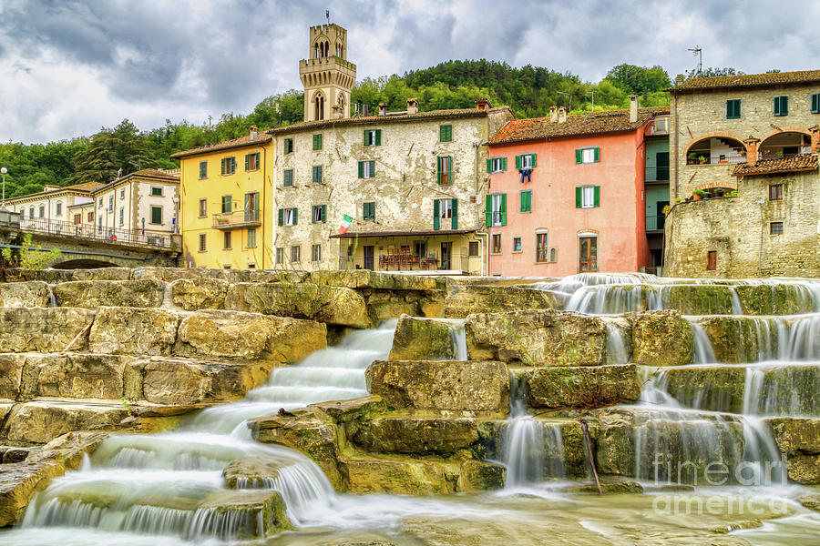 view of Italian country village  Photograph by Vivida Photo PC