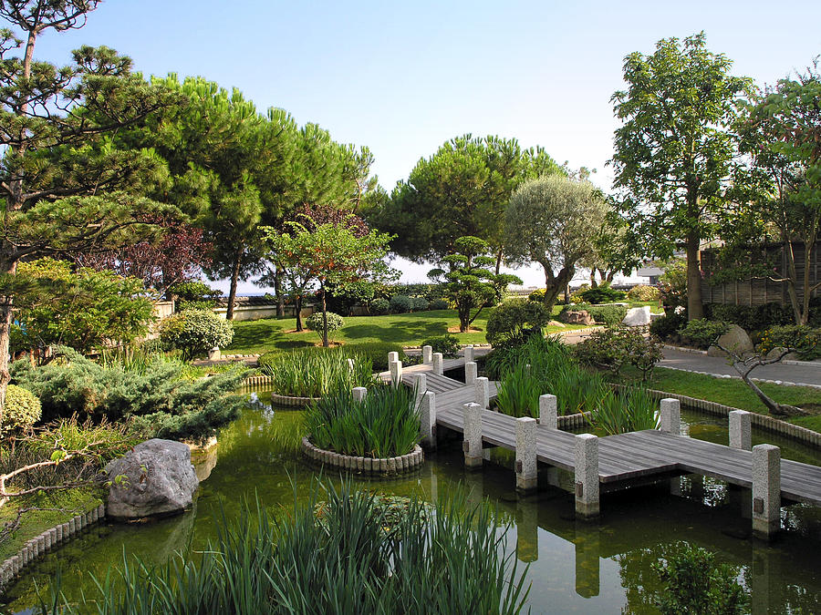View of Japanese garden Photograph by Romeo Reidl