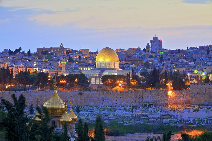 View Of Jerusalem Photograph By Neil Farrin 