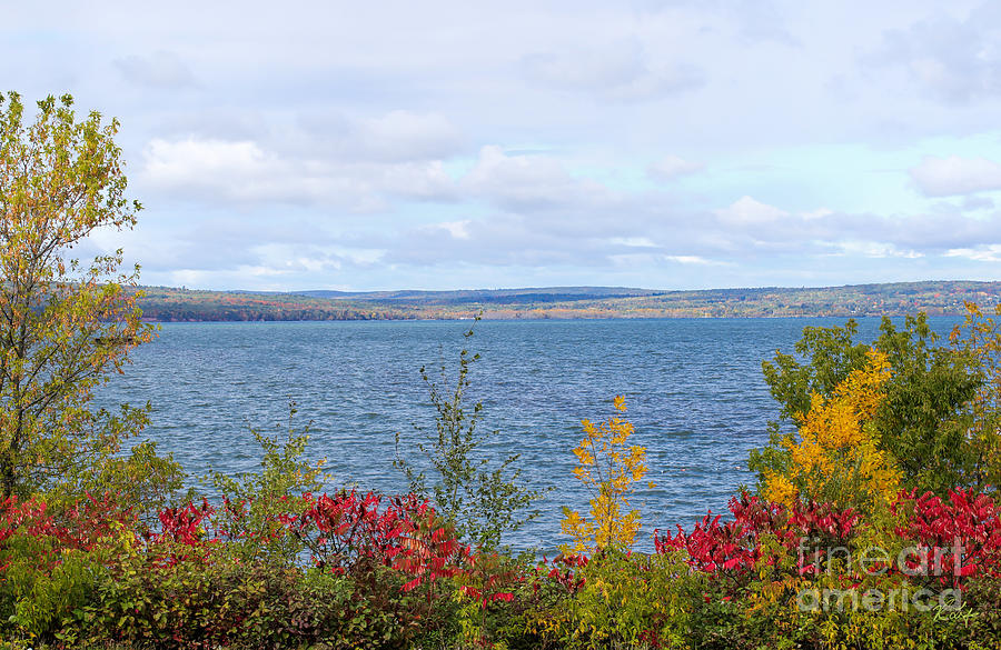 Landscape Photograph - View of Lake Michigan by Rosanna Life Landscape Photograph - View of Lake Michigan by Rosanna Life