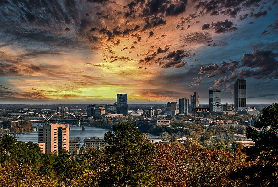 View of Little Rock, Arkansas Photograph by Mountain Dreams - Pixels