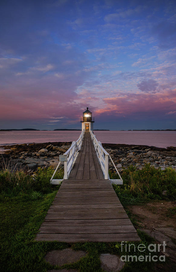View of Marshall Point Light Photograph by Diane Diederich