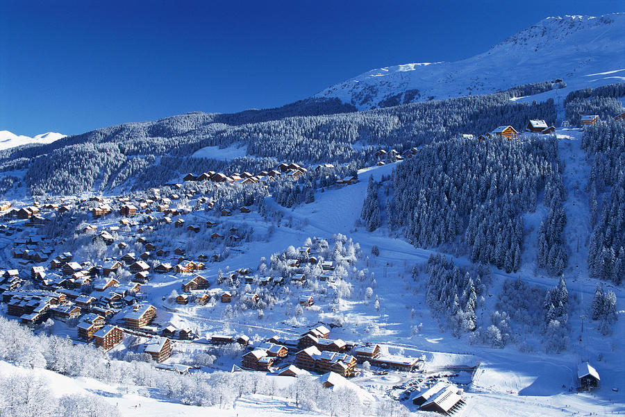 View Of Meribel In Savoy In France Photograph by Stefano Scata
