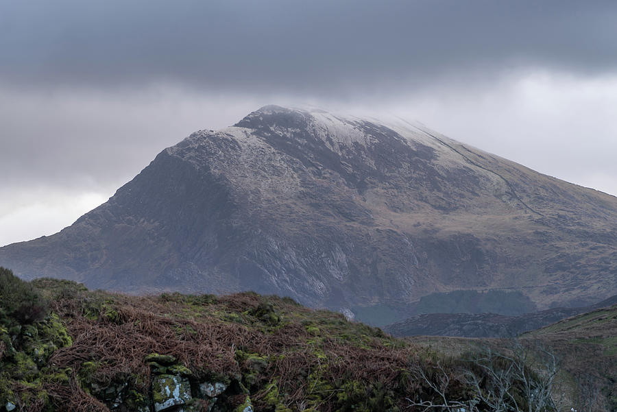 View of Moel Hebog Mountain. Snowdonia National Park in North Wales ...