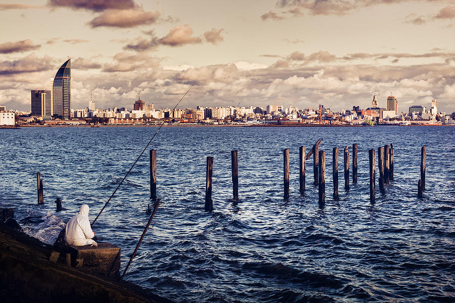 View of Montevideo from Montevideo bay. Photograph by ElOjoTorpe