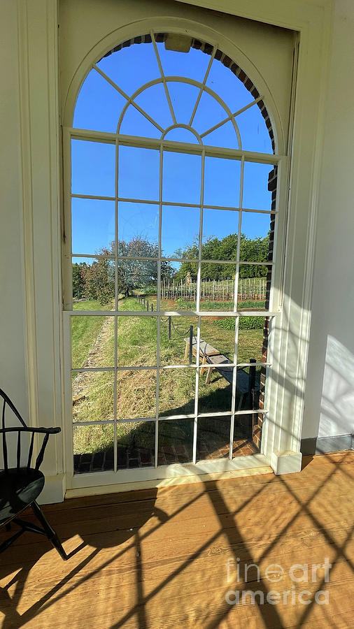View of Monticello Vegetable Gardens From Garden Pavilion 3322 Photograph by Jack Schultz