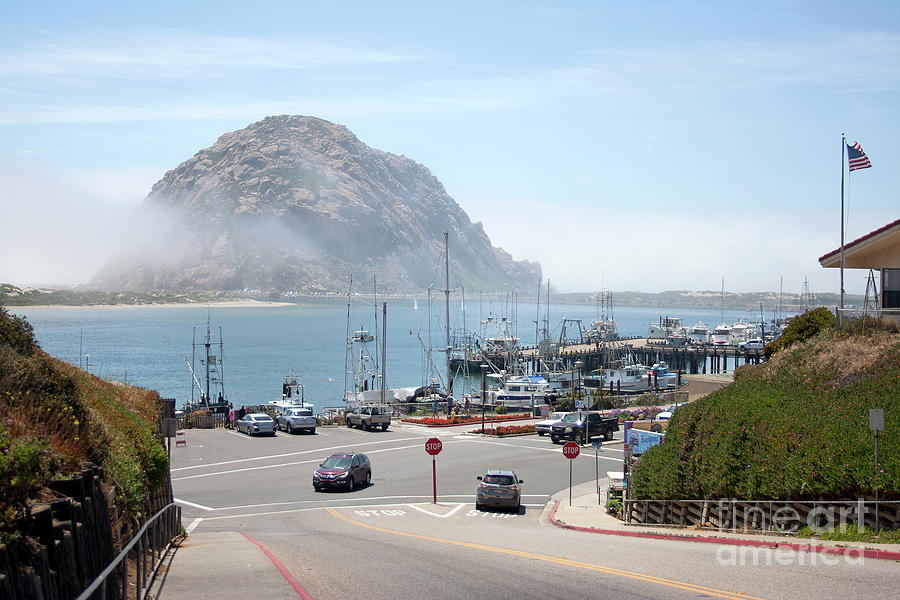 View Of Morro Rock Photograph by Michael Rock