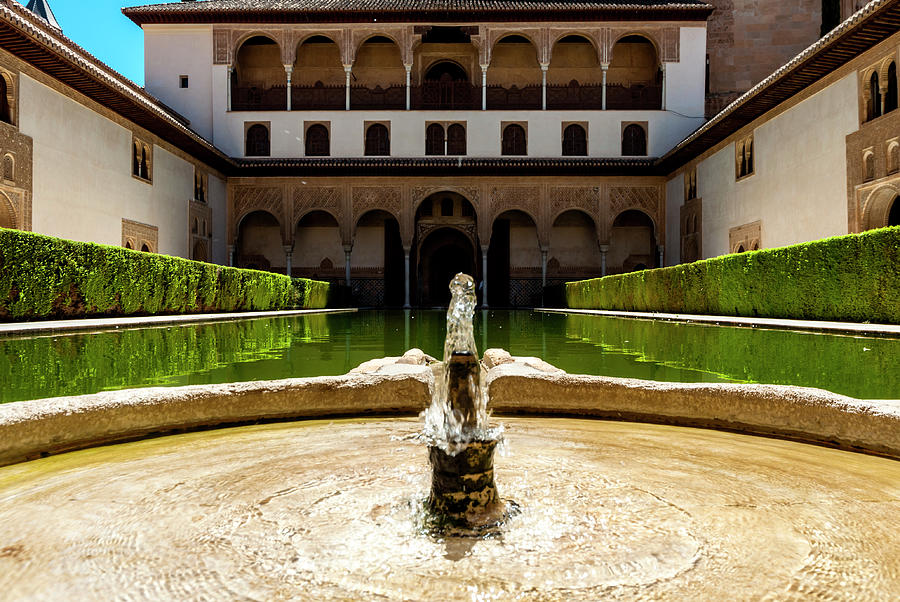 View Of Palacios Nazaries Of Alhambra, Spain Photograph