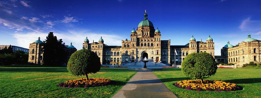 View of parliament buildings in British Columbia Photograph by Jason_V